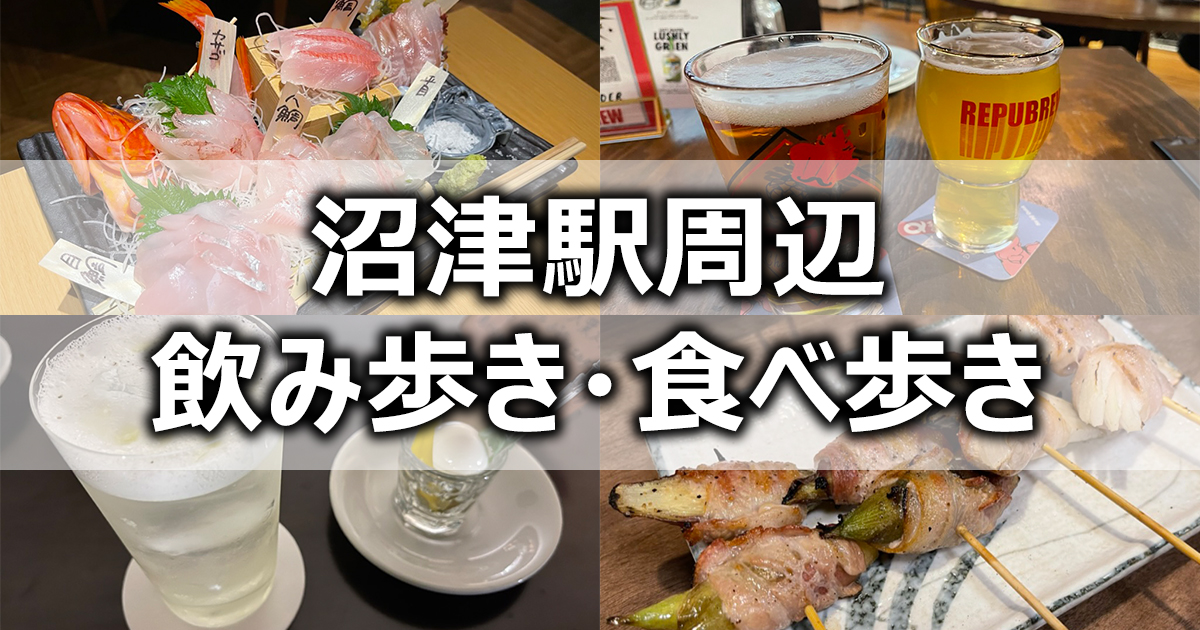 【メイン画像】沼津駅周辺の飲み歩き・食べ歩きブログ