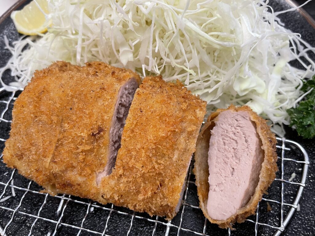 上黒豚ヒレカツ定食（ズーム）
