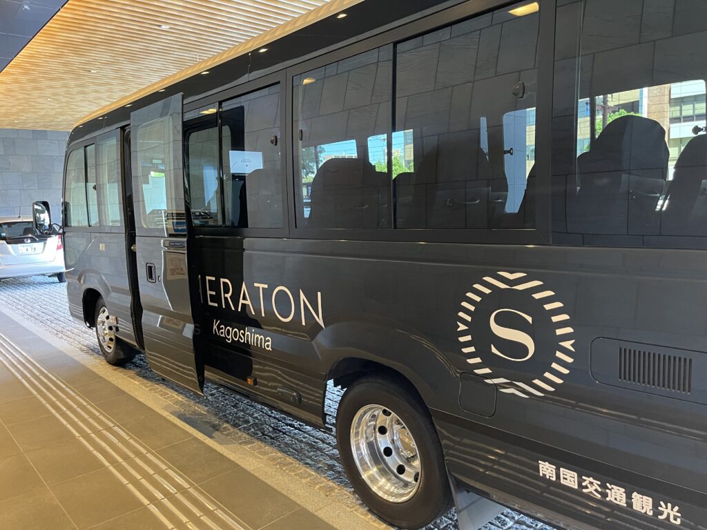 シェラトン鹿児島のシャトルバス