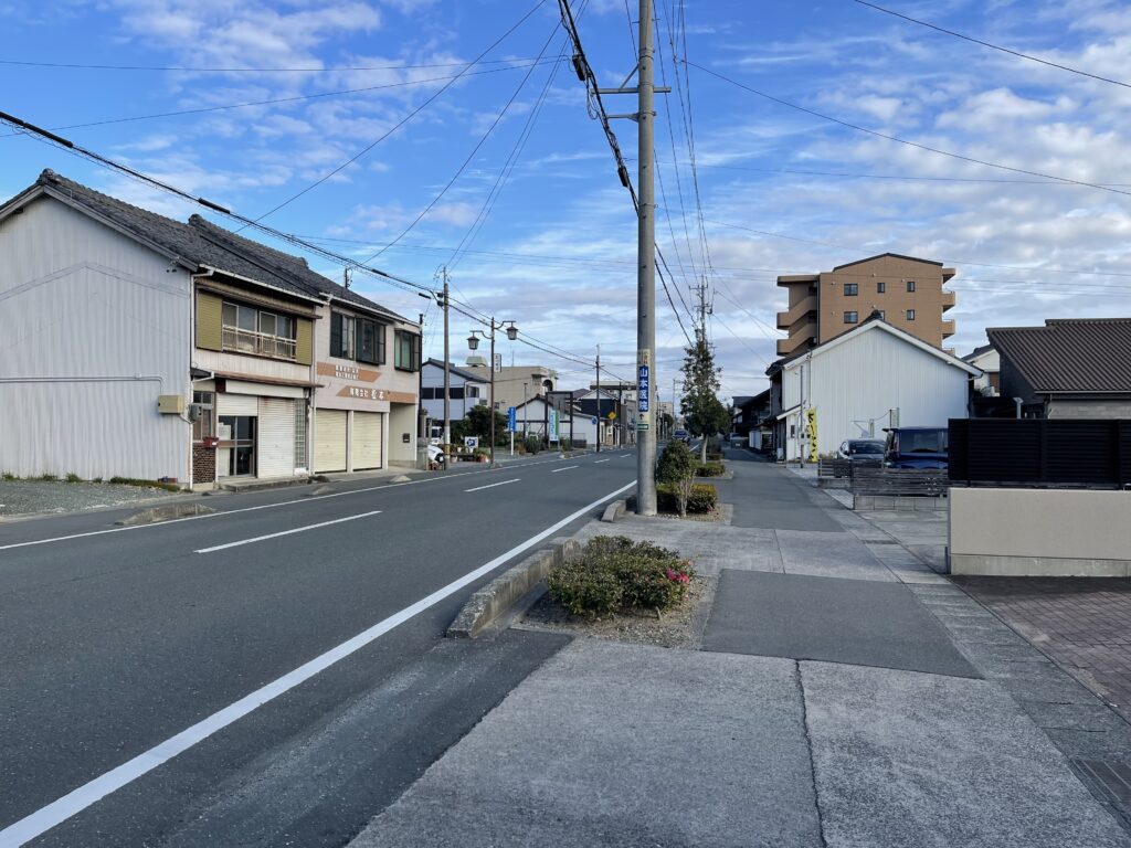 二川宿への道